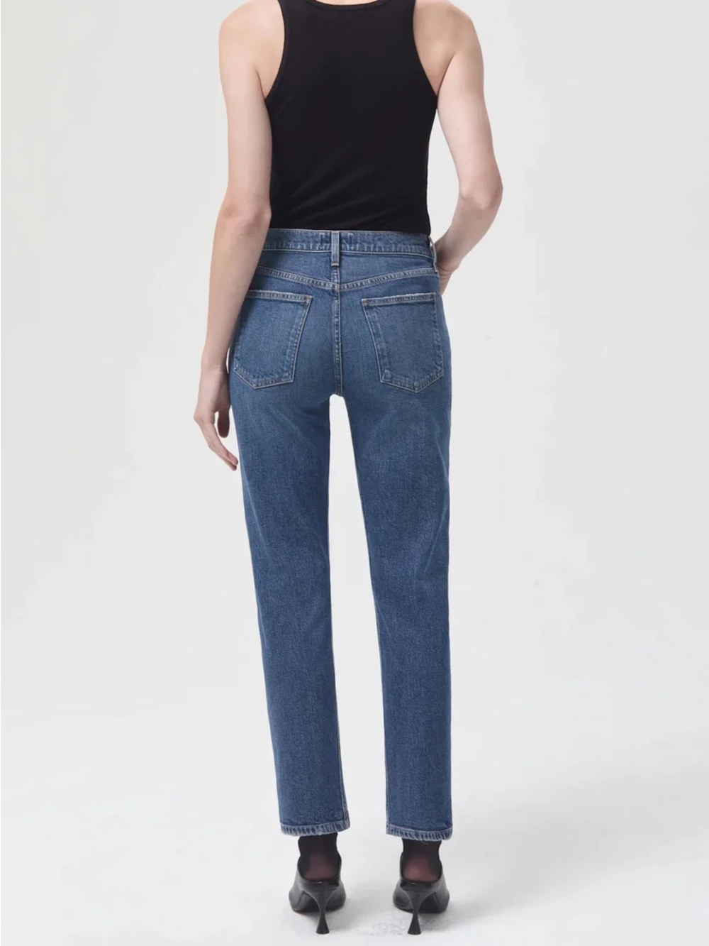 Agolde Merrell Mid Rise Straight Jean - Picture 2 of 7